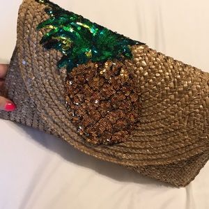 Betsy Johnson Pineapple Clutch